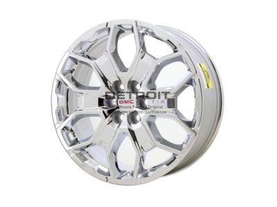 GM 20x8-Inch 6-Split Spoke Aluminum Wheel in Chrome 84495151