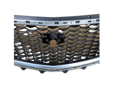 GM Grille in Black Mesh with Black Surround and Cadillac Logo 84504262