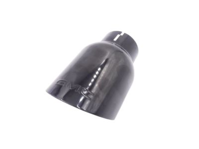 GM 3.6L or 5.3L Black Chrome Exhaust Tip with GMC Logo 84513871