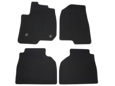 GM Crew Cab First- and Second-Row Carpeted Floor Mats in Jet Black 84519750
