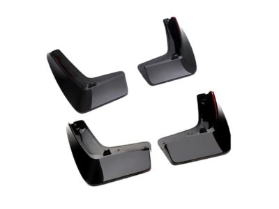 GM Front Splash Guards in Gloss Black 84535417