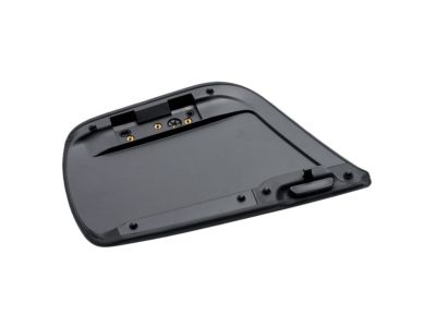 84539755 GM Floor Console Lid in Jet Black Leather with Light Gray Stitching and Z06 Logo Product Photo 2 of 2