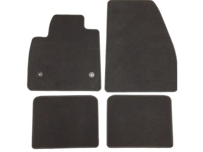 GM First- and Second-Row Carpeted Floor Mats in Jet Black 84565410