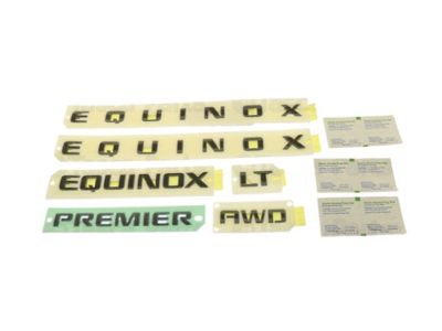 GM Equinox Emblems in Black 84569055