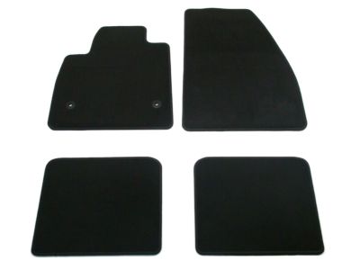 GM First- and Second-Row Carpeted Floor Mats in Jet Black 84578183