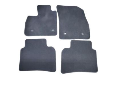 GM First- and Second-Row Carpeted Floor Mats in Ebony 84598260