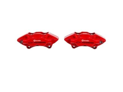 GM Front Six-Piston Brembo Brake Upgrade System in Red 84610129