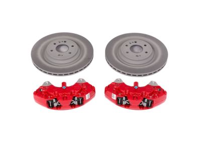 GM Front Six-Piston Brembo Brake Upgrade System in Red 84610130
