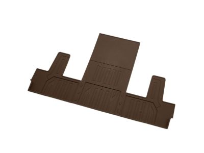 GM Third-Row Interlocking Premium All-Weather Floor Liner in Teak (for Models with Second-Row Captain's Chairs) 84646777