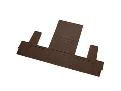 GM Third-Row Premium All-Weather Floor Liner in Teak (for models with second-row Captain's Chairs) 84646777