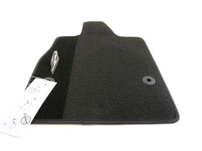GM First-Row Premium Carpeted Floor Mats in Jet Black with Jet Black Stitching 84665075
