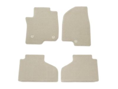 GM First-and Second-Row Carpeted Floor Mats in Whisper Beige (for Platinum trim level) 84665249