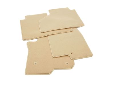 GM First- and Second-Row Carpeted Floor Mats in Parchment 84665253