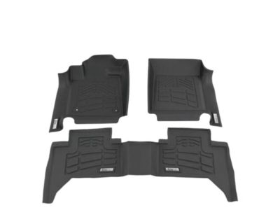GM First- and Second-Row Carpeted Floor Mats in Jet Black 84665254