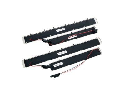GM Front and Rear Illuminated Door Sill Plates with Yukon Script 84667516