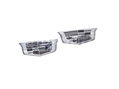 GM Cadillac Emblems in Monochrome Finish 84672031