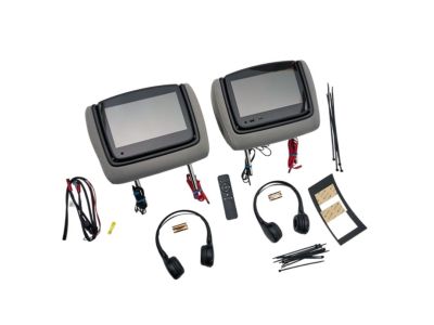 GM Rear-Seat Infotainment System in Medium Ash Gray Cloth 84681090