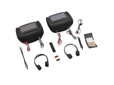 GM Rear-Seat Infotainment System with DVD Player in Jet Black Leather 84687338