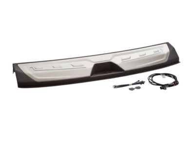 GM Illuminated Cargo Sill Plates in Jet Black with Chevrolet Script 84696714