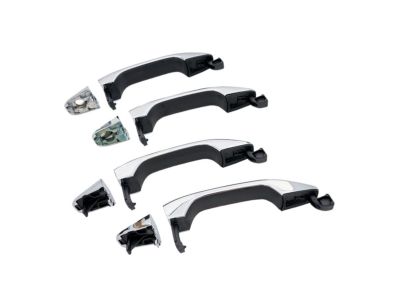 GM Front and Rear Door Handles in Chrome 84713663