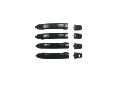 GM Front and Rear Door Handles in Black 84713668