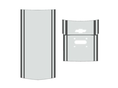 GM 84716586 Hood and Liftgate Stripe Package in Silver