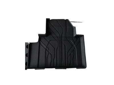 GM Second-Row Interlocking Premium All-Weather Floor Liners in Jet Black 84728063