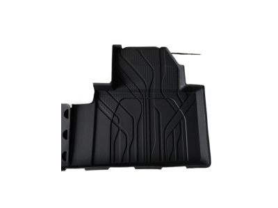 GM Second-Row Interlocking Premium All-Weather Floor Liner in Jet Black 84728063