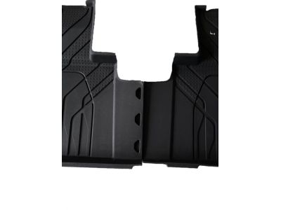 GM Second-Row Interlocking Premium All-Weather Floor Liner in Jet Black 84728063