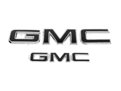 GM GMC Emblems in Black 84729912