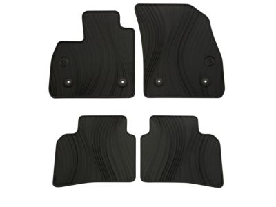 GM First-Row Premium All-Weather Floor Mats in Ebony with Buick Logo 84734228