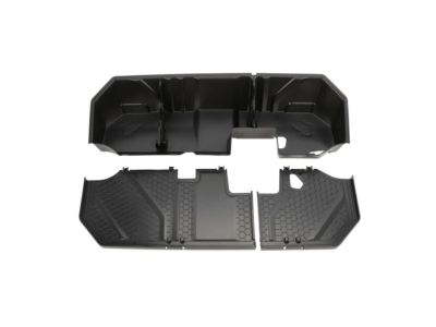 GM Crew Cab Underseat Lockable Storage Organizer in Black 84734683