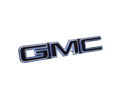 GM Front Illuminated GMC Emblem in Black 84741559