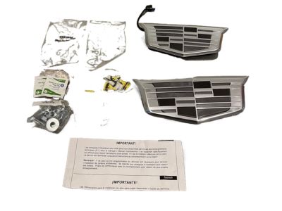 GM Cadillac Emblems in Monochromatic Finish 84754505