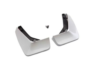 GM Rear Splash Guards in Crystal White Tricoat 84773687