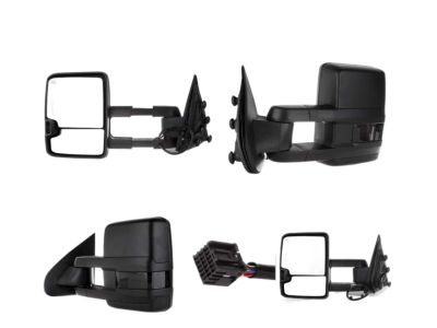 GM Extended View Tow Mirrors in Black 84776100