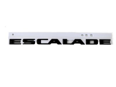 GM Escalade Emblems in Black 84787581