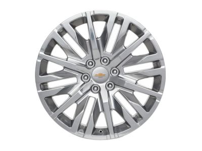 84799389 GM 22x9-Inch Aluminum 6-Split-Spoke Wheel in Polished Finish Product Photo 2 of 2