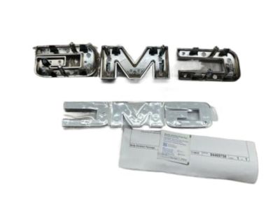 GM GMC Emblem in Black 84807827