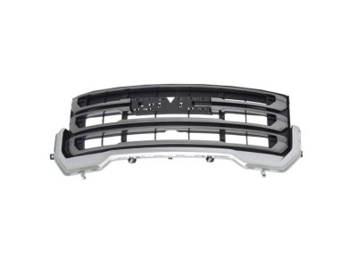 GM Grille in Black Chrome with Chrome Surround 84813221