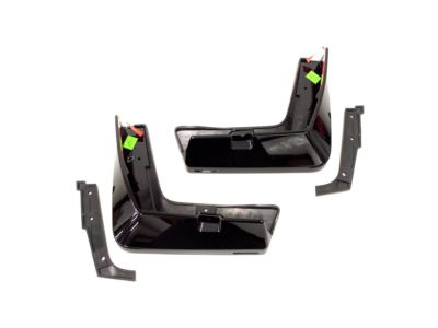 GM Front Molded Splash Guards in Black Raven 84868385