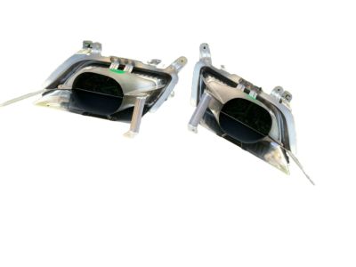 GM Exhaust Bezel in Black 84868627