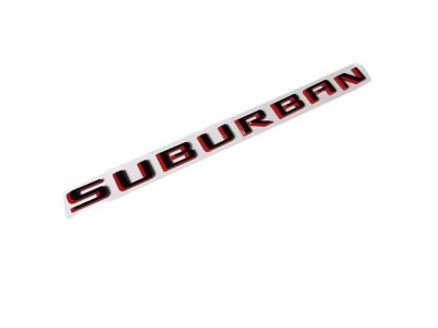 GM Suburban Emblems in Black 84910061