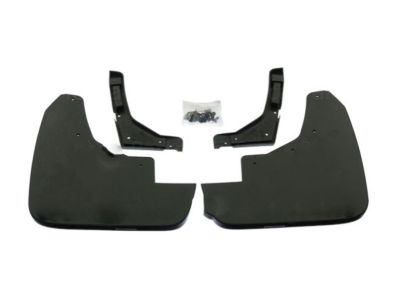 GM Rear Splash Guards in Black with GMC Logo 84938122