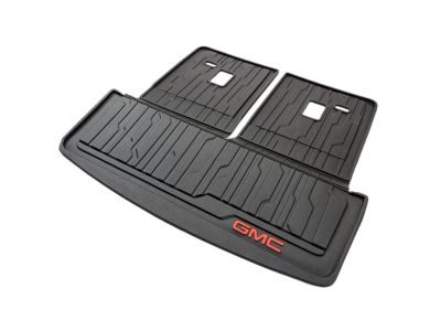 GM Integrated Cargo Liner in Jet Black with GMC Logo 84938211