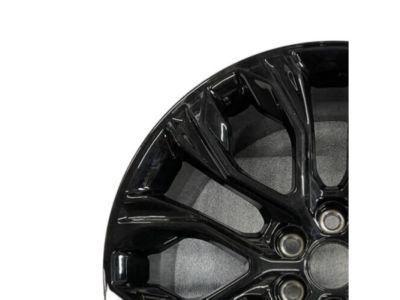 GM 20-Inch Aluminum Split-Spoke Wheel in High-Gloss Black finish 84941843