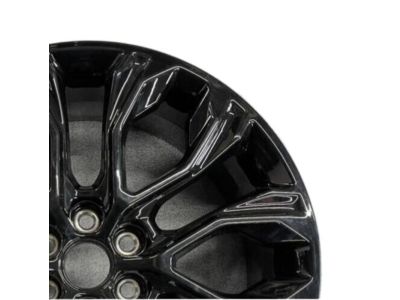 GM 20-Inch Aluminum Split-Spoke Wheel in High-Gloss Black finish 84941843