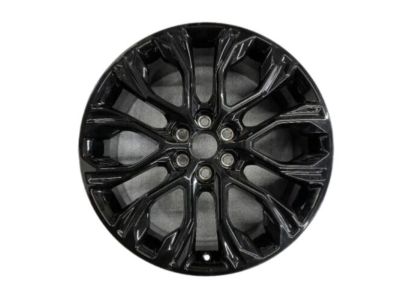 GM 20-Inch Aluminum Split-Spoke Wheel in High-Gloss Black finish 84941843