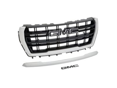 GM Grille in Black with Summit White Surround and GMC Logo (not for use on Denali models) 84960264
