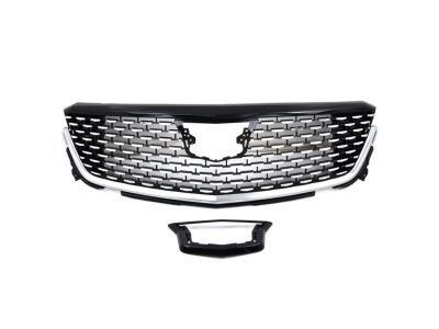 GM Grille in Gloss Black with Gloss Black Surround and Cadillac Logo 85104936